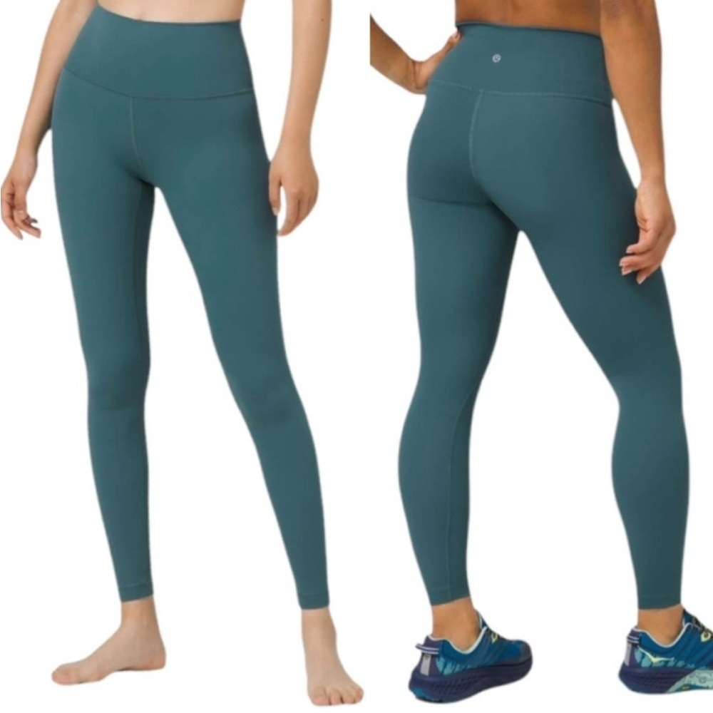 Lululemon Wunder Under High Rise Tight Full-On Luxtreme Desert Teal Size 8